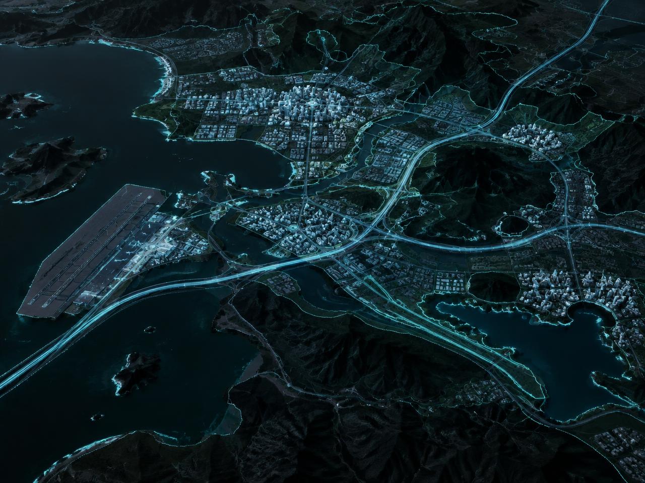 Illustrated map of NAINA near Navi Mumbai airport